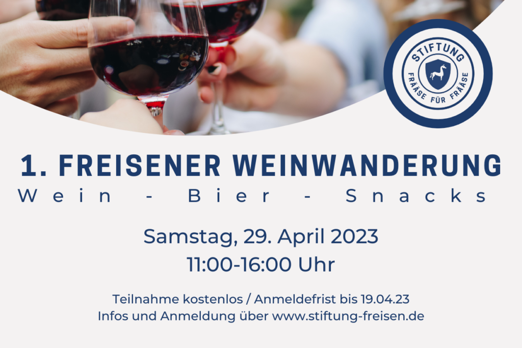  1. Freisener Weinwanderung – Stiftung Freisen 